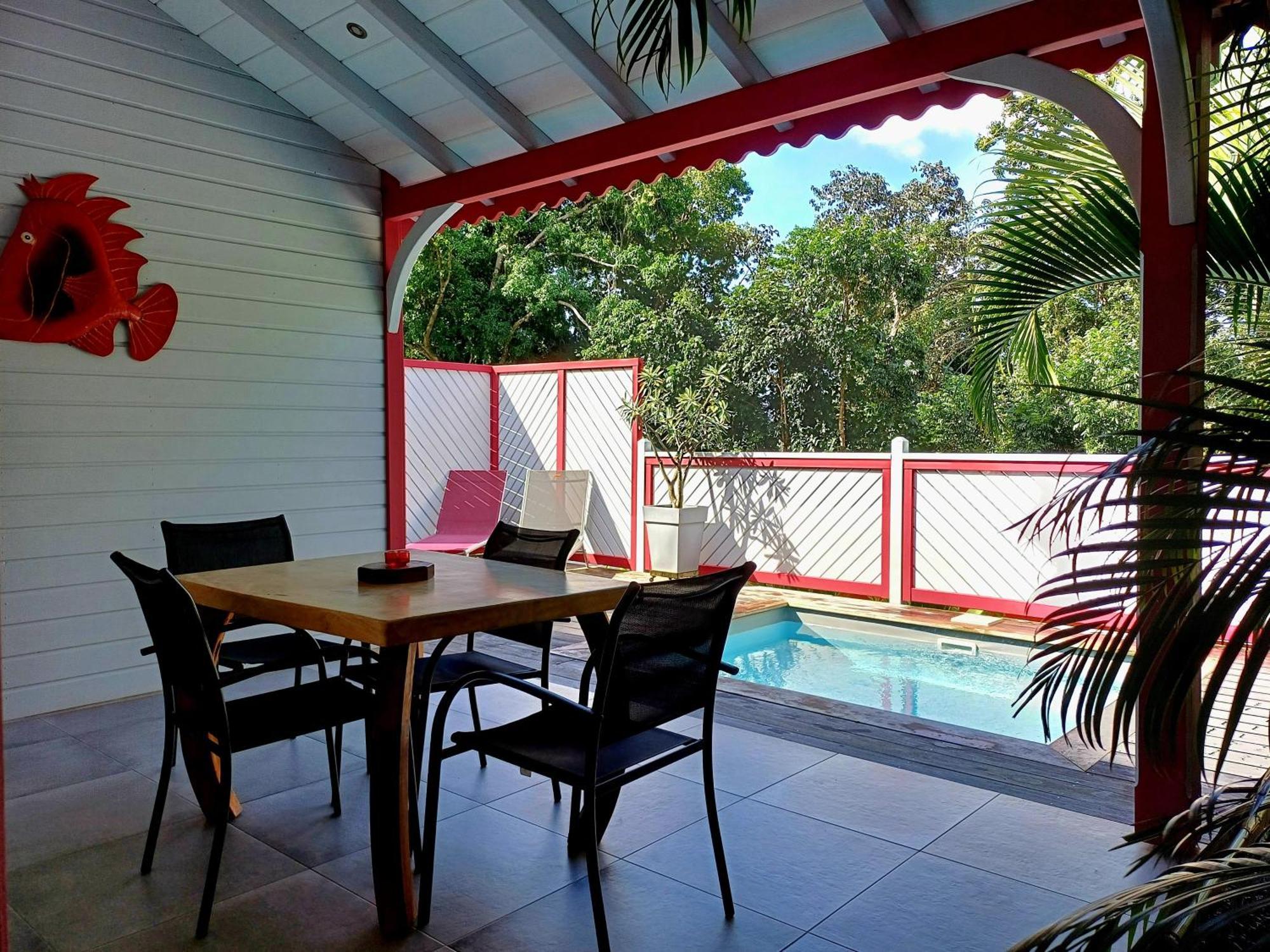 Caraibes Cottage Grenat Piscine Privee 900M De Grande Anse Deshaies Exterior foto